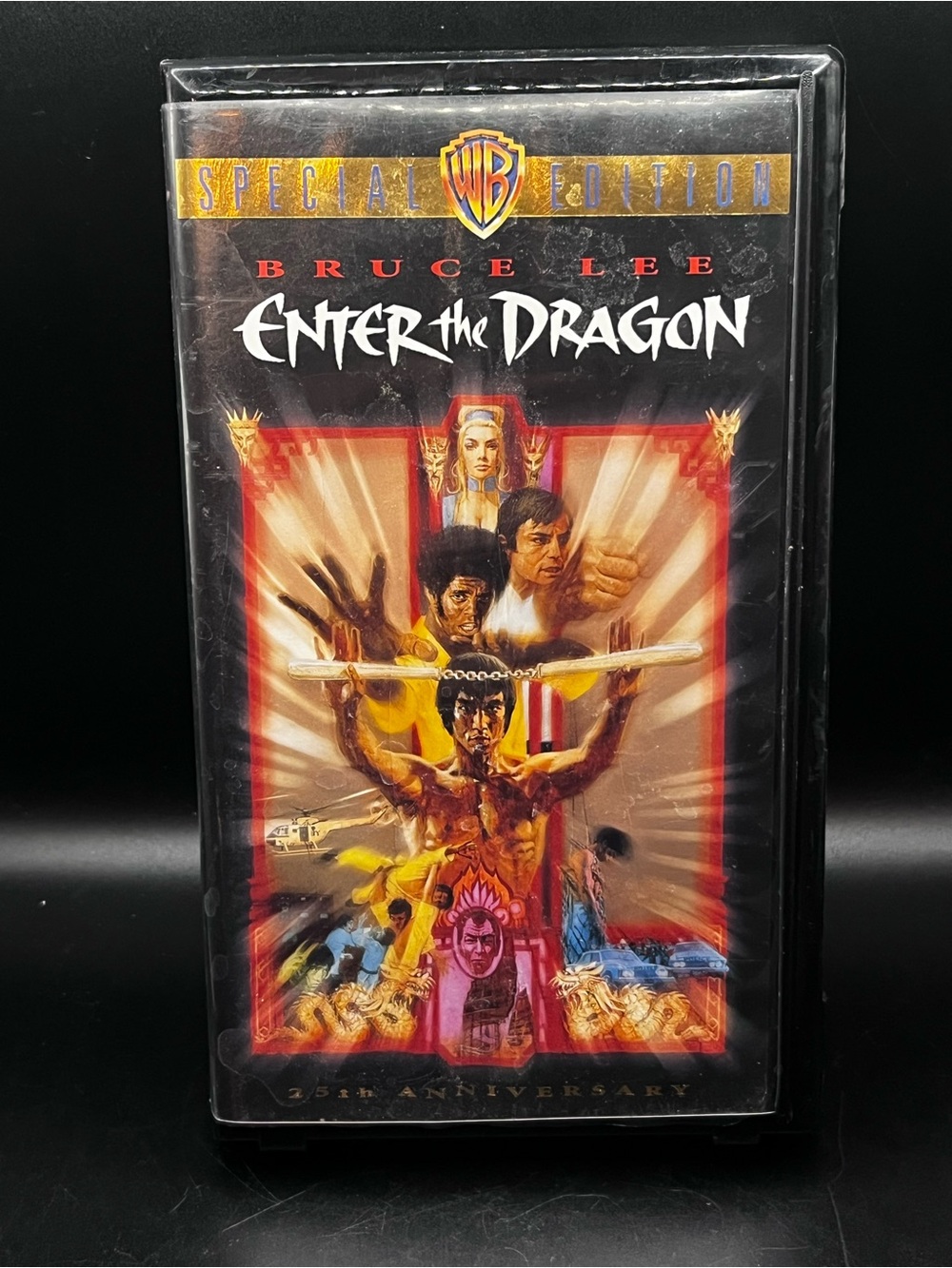 Warner Bros. Enter the Dragon Special Edition VHS - Black & Red Artwork
